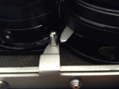 C330 body to lens shutter linkage.